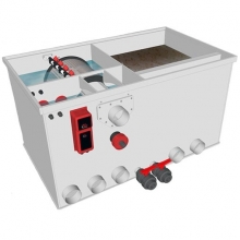 Комбинированный барабанный фильтр для пруда (УЗВ) AquaKing Red Label Combi Drum 20/25 Basic Model 2