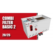 Комбинированный барабанный фильтр для пруда (УЗВ) AquaKing Red Label Combi Drum 20/25 Basic Model 2