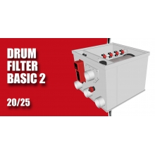 Барабанный фильтр для пруда (УЗВ) AquaKing Red Label Drum Filter 25 Basic 2