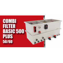 Комбинированный барабанный фильтр для пруда (УЗВ) AquaKing Red Label Combi Filter Basic 500 PLUS