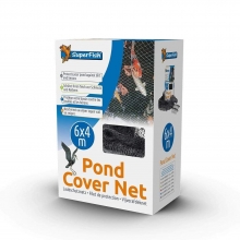 Защитная сетка для прудов и водоемов SuperFish Pond Cover Net 6×4 м с 10 колышками