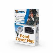 Защитная сетка для прудов и водоемов SuperFish Pond Cover Net 3×4 м с 10 колышками