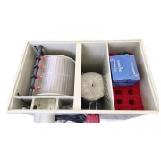 Комбинированный барабанный фильтр для пруда (УЗВ) AquaKing Red Label Combi Drum HAPPY