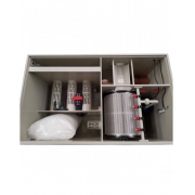 Комбинированный барабанный фильтр для пруда (УЗВ) AquaKing Red Label Combi Drum 20/25 Basic Model 2