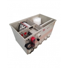 Комбинированный барабанный фильтр для пруда (УЗВ) AquaKing Red Label Combi Drum 20/25 Basic Model 2